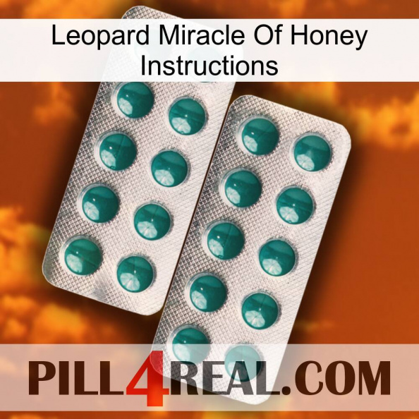 Leopard Miracle Of Honey Instructions dapoxetine2.jpg